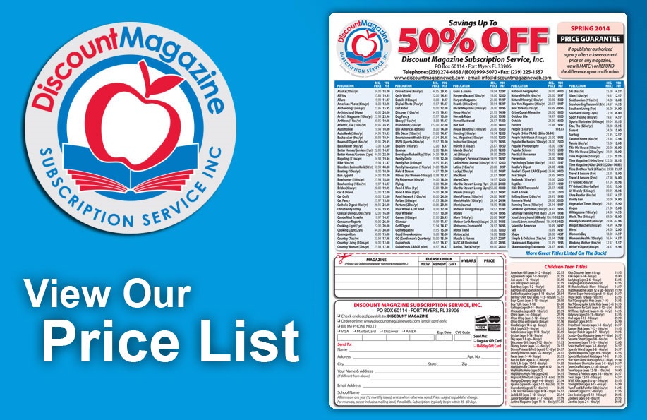 Get our price list